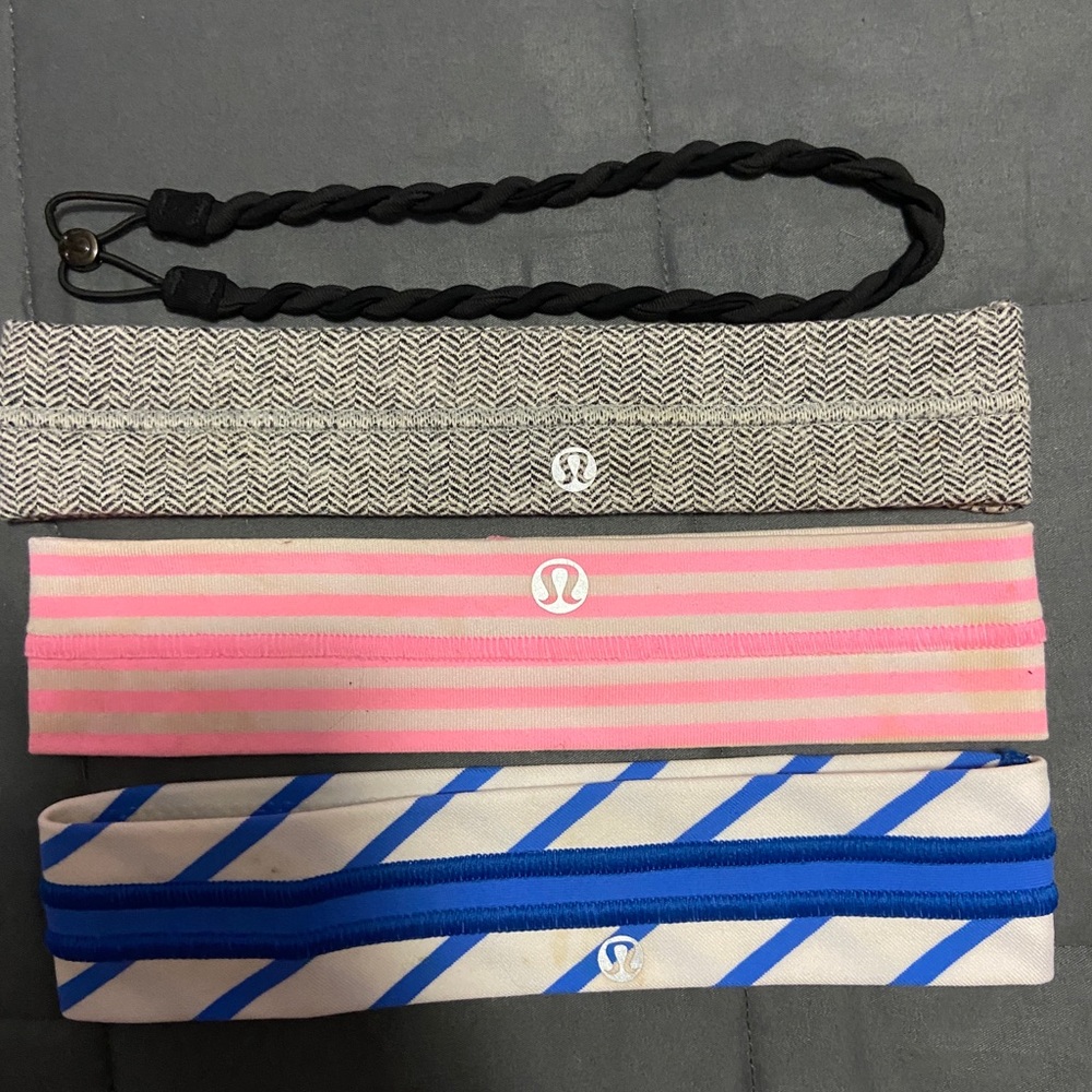 4 lululemon head bands